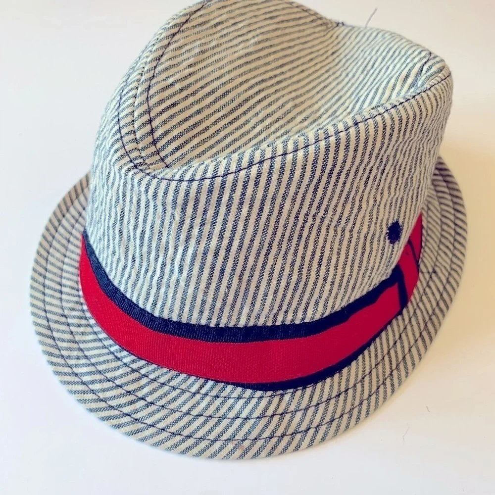 💸Children’s Place Blue Striped Fedora